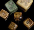 ancient bronze bone Roman legionary legionnaire dice for sale